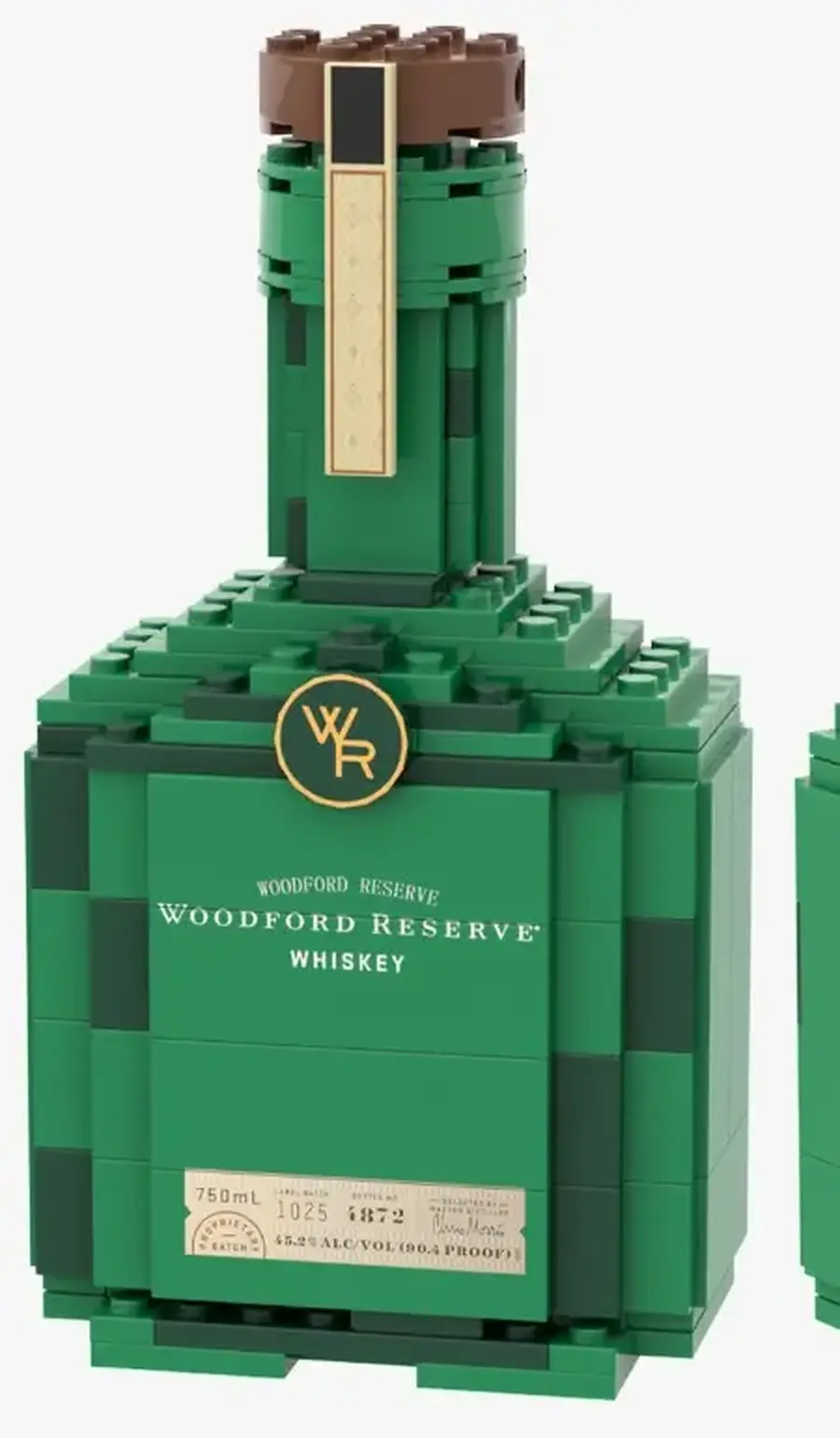 דגם קוביות בצורת בקבוק Woodford Reserve